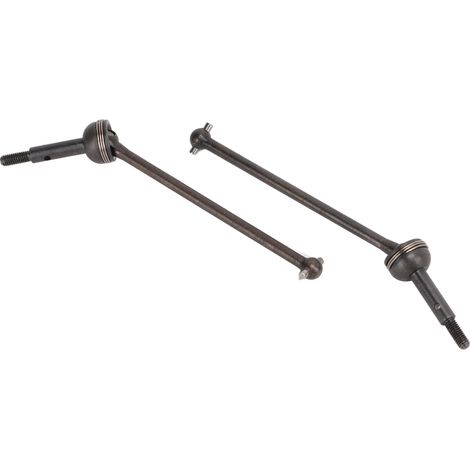 Ensemble de 2 arbres de transmission à joint universel CVD en métal pour voiture télécommandée LC Racing 1/14 (1/5)