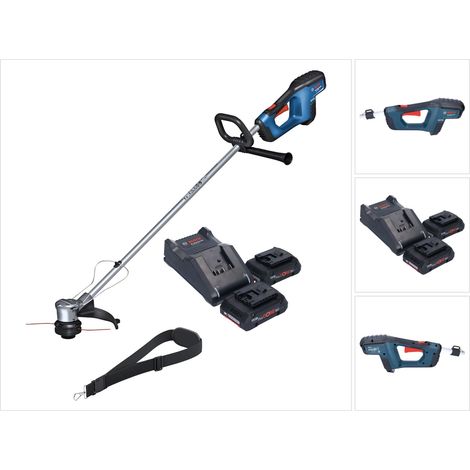 Tagliabordi a batteria senza spazzole Bosch GRT 18V-33 Professional 18 V 330 mm + 2x batteria ProCORE 4,0 Ah + kit di ricarica (1/5)