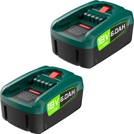 Wiederaufladbarer Akku, 6000 mAh Kapazität, kompatibel mit Bosch Power-Tools, 2STK, 18V (1/2)