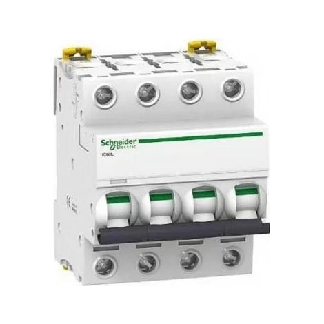 Schneider A9F93420 Circuit breaker 20 A - Acti9 - iC60L - 4P - Courbe B
