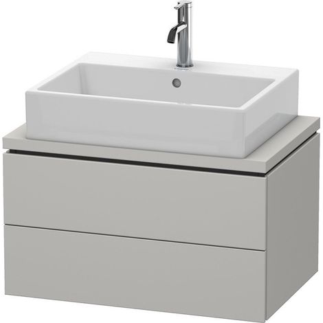 Consolle bassa L-CUBE 400x720x477mm cemento