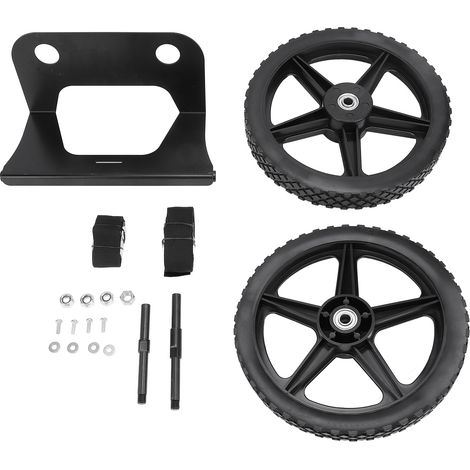 Decdeal Kit de chariot isotherme avec cadre en acier et roues de 12 pouces, essieu de pneu, grande capacité de charge pour l'extérieur
