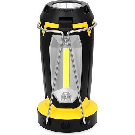 Multifunctionele draagbare oplaadbare campinglampen, USB-opladen, noodstroomvoorziening voor het opladen van mobiele telefoons, voor noodgevallen tijdens het kamperen met het gezin. (1/5)