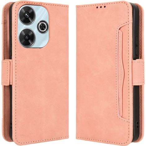 Étui à rabat pour Xiaomi Redmi 13, emplacement pour carte, rose (1/5)