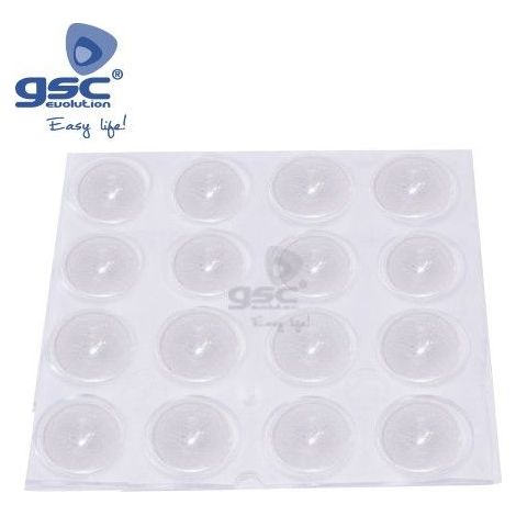 Confezione 16 gocce adesive 4mm Ø12mm GSC 003802788