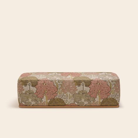Banc en Bois et jacquard Alisia ARNEL