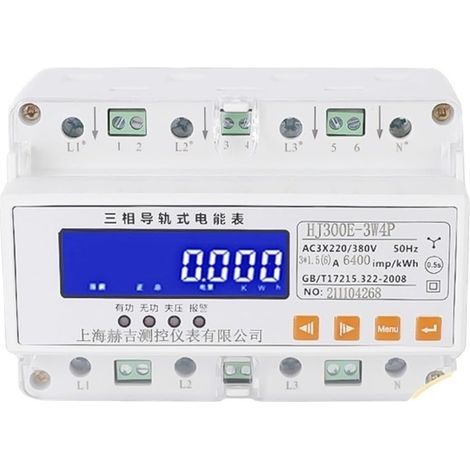 Compteur De Puissance Multifonctionnel, Tension Domestique, Courant, Affichage Numérique LCD(15(60) A) (1/3)