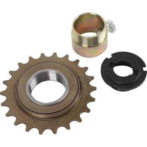 Roue libre 22 dents pour vélo avec adaptateur 30 mm, kit d'adaptation pour tricycle électrique, moto et karting. (1/5)