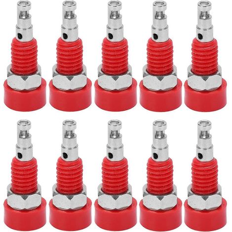 Lot de 10 mini-borniers adaptateurs de prise banane 2 mm pour instruments électroniques