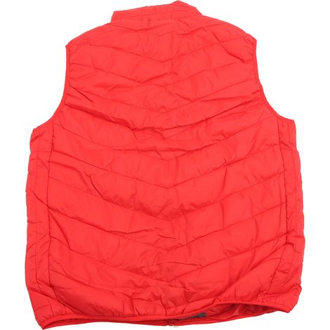 Gilet chauffant électrique USB 5V CC en nylon et polyester, chauffage rapide, lavable, rouge, taille XL. Convient aux hommes et aux femmes. (1/5)