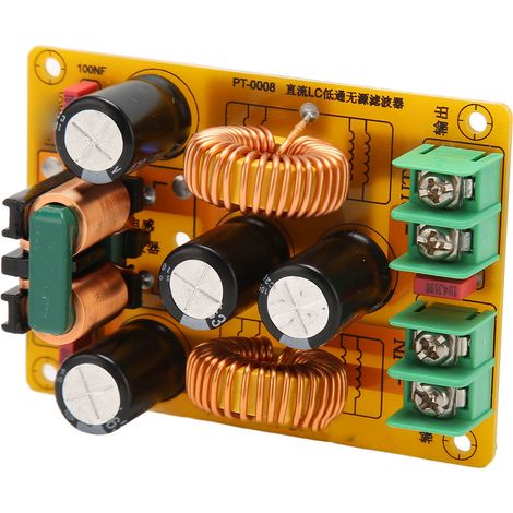 Filtre LC CC 50 V 10 A, filtre passe-bas FR4 double face contre les interférences électromagnétiques pour véhicules et motos (1/5)