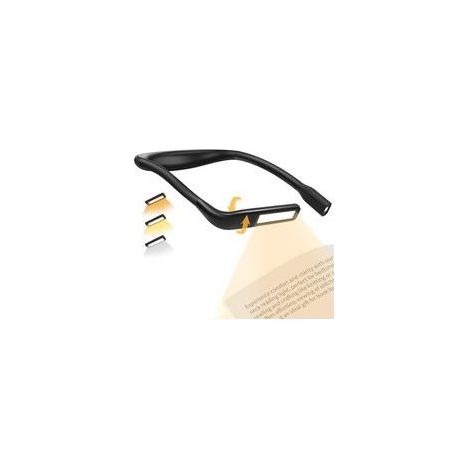 Couleurs Lampe de Lecture de Cou Rechargeable Liseuse lampe de cou pour Lire au Lit Protection des Yeux, Luminosité Réglables lampe a livre Ergonomique Confortable Flexible pour tricoter Réparation