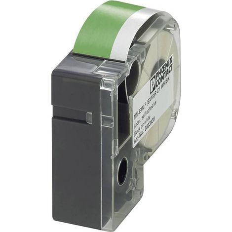 [NEUWERTIG] B-Ware Phoenix Contact Etikett Kennzeichnung Label Hochfl MMEMLFEX12R C1 grün weiß (1/2)
