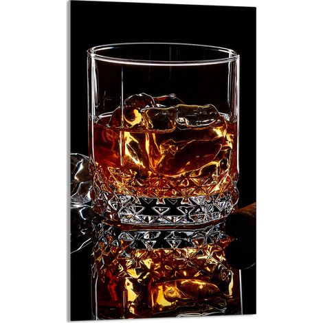 Planche à découper en verre 30x52 Whisky (1/5)