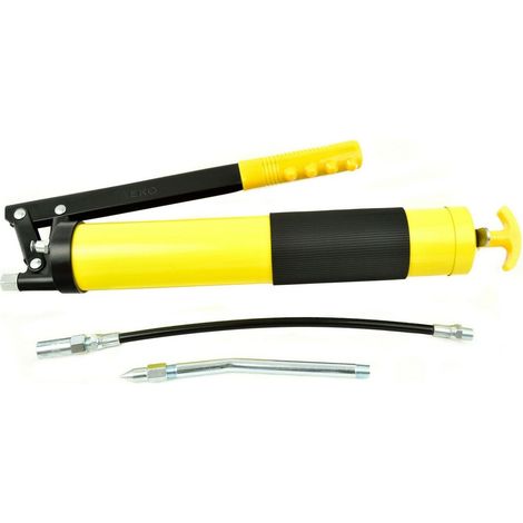 Pistolet à graisse geko profi tête aluminium corps acier 600 ml (1/3)