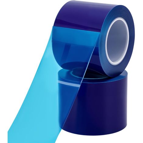 200 m×10cm Ruban Adhésif de Protection de Surface, Rouleau de Film Anti-Rayures Amovible pour Montres Bijoux Fenêtres Verre Meubles en Métal Bleu Profond du Ciel (1/5)