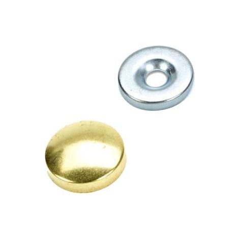 Borchie Copriviti Ottone Lucido Mm.14