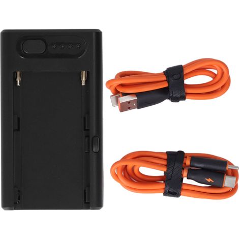 Plaque d'adaptateur de batterie NPF avec D TAP Type C, sortie USB A, voyants de charge rapide pour NPF550 F570 (1/5)