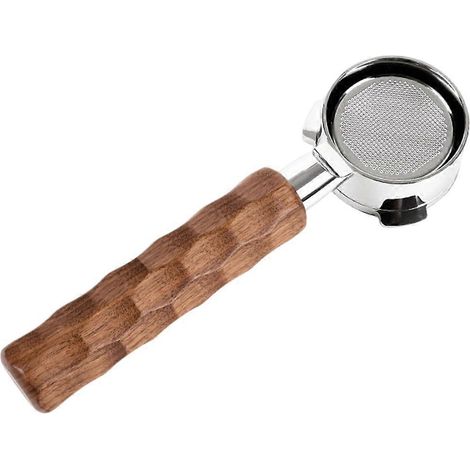 54mm Walnut bois poignée porte filtre sans fond pour série espresso machines A (1/5)