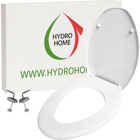 Copriwater a Punta HH034 fissaggio dal basso compatibile con vari modelli termoindurente bianco