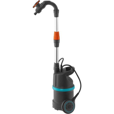 Bomba De Lluvia 4000/1 Plata / Negro / Turquesa / Naranja