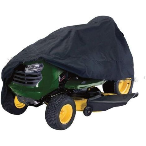 Lawn Mower Cover, Heavy Duty Lawn Tractor Cover Made of Waterproof and Anti-UV 210D Dustproof Fabric for Outdoor Garden M See Picture (1/5)