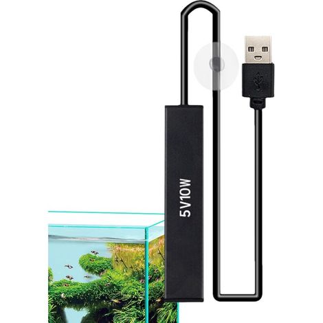 Chauffage d’aquarium réglable précis – Thermostat intégré pour eau douce/salée, résistant à la corrosion, 25–300 W, usage intérieur/extérieur (1/5)
