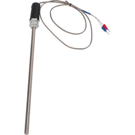 Thermocouple à sonde type K M12 acier inoxydable capteur de température pour mesure 0-400°C sonde Ø7mm long 200mm (1/5)