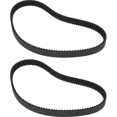 2 Courroie Transporteuse, Caoutchouc, 9mm, Dentée, Pour Ponceuse Makita 9403