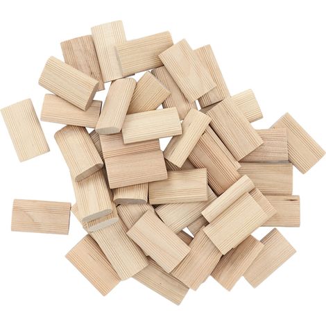 50 tenons Domino en bois de hêtre 8x40mm, tenons amovibles, accessoire de menuiserie pour le positionnement (1/5)