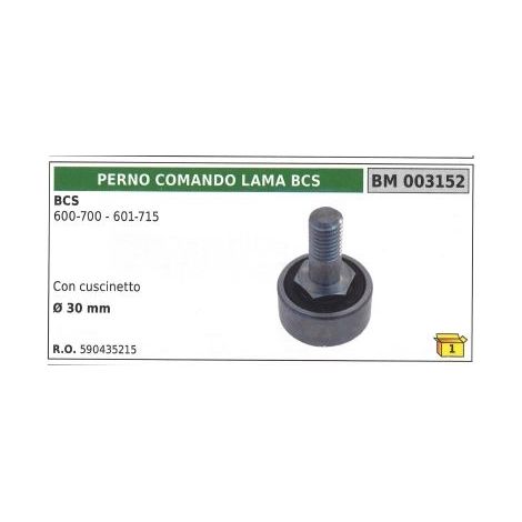 Perno comando lama per motofalciatrice BCS 600 700 601 715