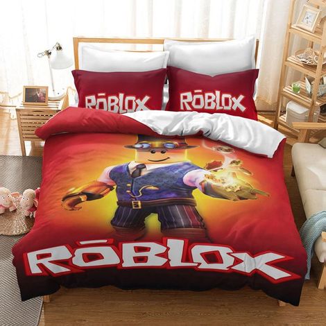 KLVGTIFS PU - Housse de Couette , 3 Pièces Housse de Couette 200x200cm +2 Taies d'oreiller 65x65cm en Polyester, Dessin Animé 1 (1/5)