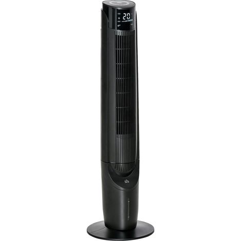 Ventilateur colonne, climatiseur avec 4 modes, 3 vitesses, minuterie, plastique (1/5)