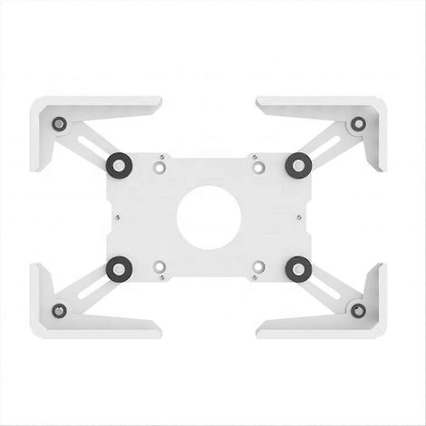 Support mural pour tablette, support réglable, fixation murale ou support de bureau UTC-10 Blanc (1/5)