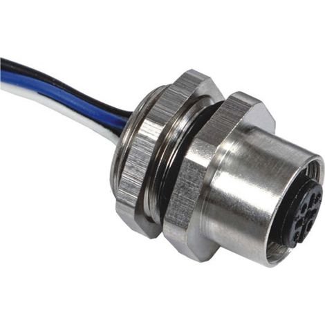 Connecteur pré-câblé RS PRO 4 conducteurs , M12 Femelle, 1m ( Prix pour 1 )