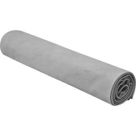 Serviettes de sport 2 pcs Gris foncé 140 x 70 cm