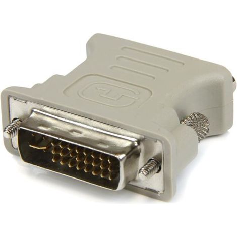 StarTech.com Adattatore DVI a VGA - Cavo Convertitore DVI a VGA - Maschio / Femmina - Nero (1/5)