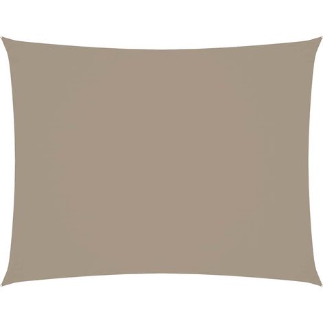 Maison Exclusive - Toldo de vela rectangular tela Oxford gris tau (1/5)