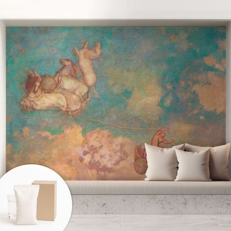 Papier peint intissé mural avec imprimé motifs décoratifs - style contemporain - Colle incluse gratuite Pégases célestes 208x146 cm (1/5)