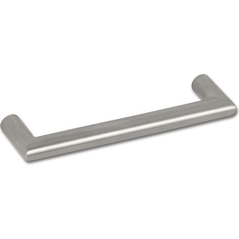 Möbelgriff Ezio Schubladengriff 96 x 109 mm Griff Edelstahl gebürstet