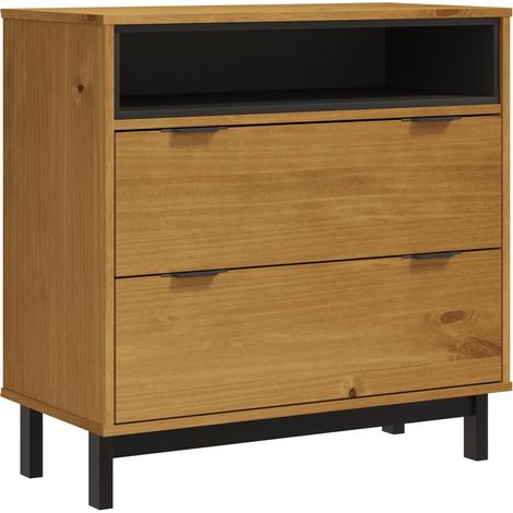 Commode FLAM 80x40x80 cm bois de pin massif