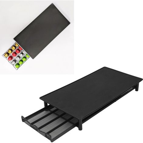 Nespresso Kaffeemaschine, 40 Kapseln, Schubladeneinsatz, schwarz. (1/5)