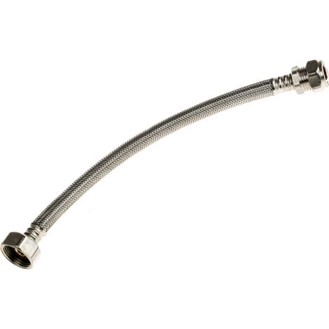 Tuyau flexible, longueur 300mm, Compression 15 mm vers BSP 3/4" femelle ( Prix pour 1 ) (1/3)