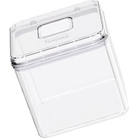 Boîte à riz hermétique, étanche aux insectes et à l'humidité, avec couvercle à charnière, en plastique robuste, idéale pour la cuisine familiale, blanche (Capacité : 7,5 kg) (1/5)