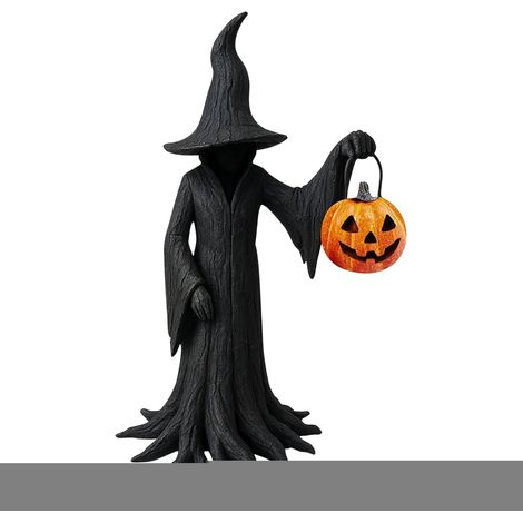 Halloween-Hexenstatue, Hexenstatue, geeignet für Rollenspiele im Spukhaus, Wohnzimmer und Schlafzimmer (1/4)