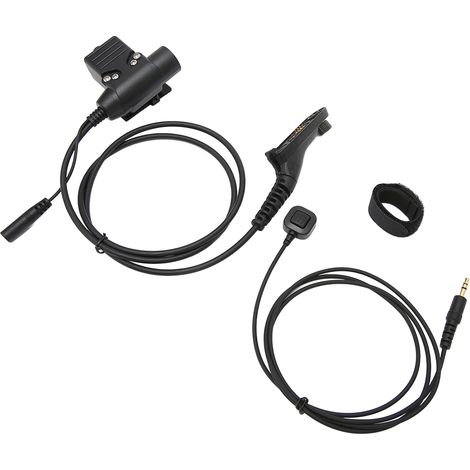 Adaptateur PTT Militaire U94 avec Micro Doigt pour MOTOROLA XIR P8268 P8668 DP4400 DP4800 (1/5)