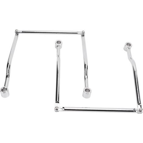 Support de fixation universel en acier robuste pour sacoches latérales moto, trou de montage 12 mm. (1/5)