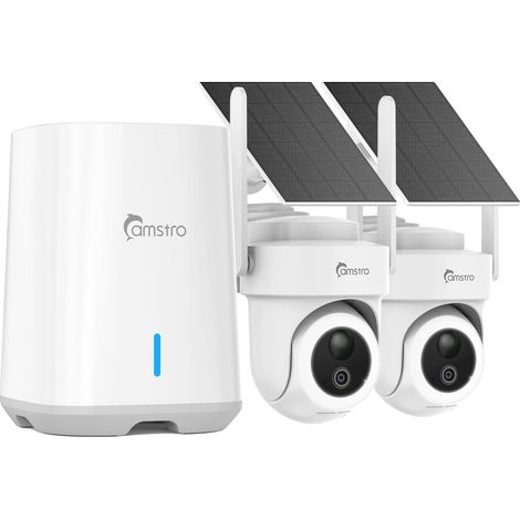 Cámara de vigilancia, resolución de 8 MP, ángulo de visión de 360°, Wi-Fi de doble banda, visión nocturna a color, 4 canales de vídeo. (1/5)