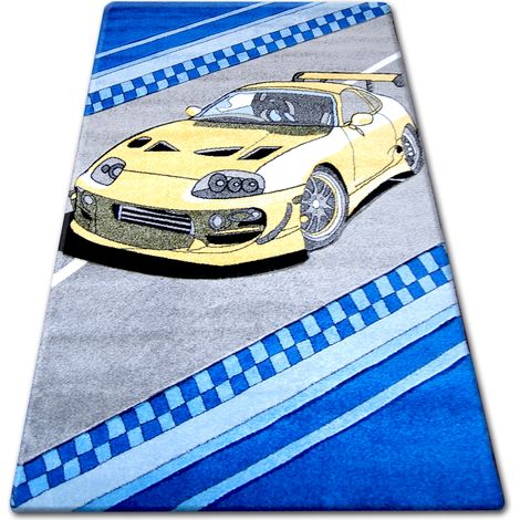 Carpet children HAPPY C222 grey Car grey 280x370 cm