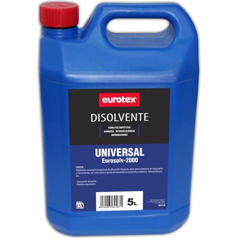 Solvant universel 5 L  Solvant synthétique pour laques, apprêts, peintures et mastics  Nettoyage et dilution (1/5)